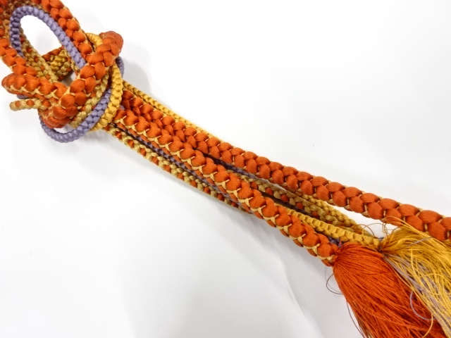 JAPANESE HAND-TIED OBIJIME CORD / UNUSED